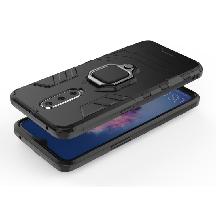 PC + TPU Shockproof Protective Case for OPPO R17 Plus, with Magnetic Ring Holder
