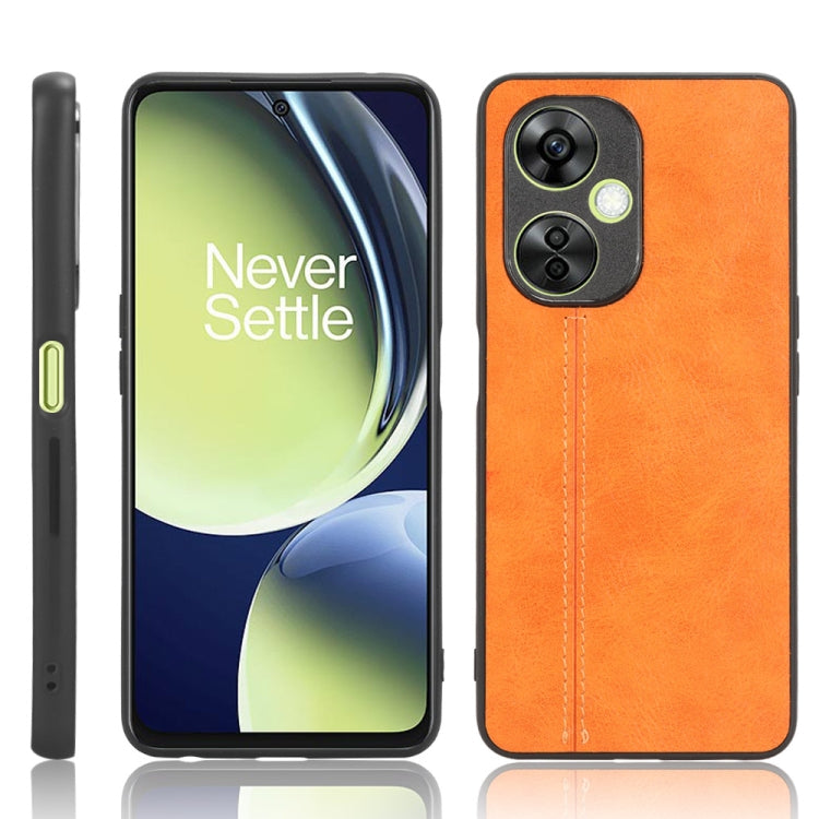 Cow Pattern Sewing Back Cover Phone Case For OnePlus Nord N30 5G / Nord CE 3 Lite / Nord CE 3 5G
