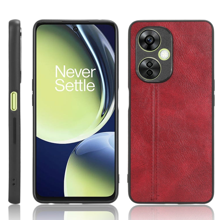 Cow Pattern Sewing Back Cover Phone Case For OnePlus Nord N30 5G / Nord CE 3 Lite / Nord CE 3 5G
