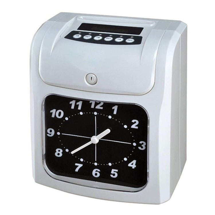 Paper Card English Attendance Machine Punch Machine, Support Music Bell, Electronic Time Clock