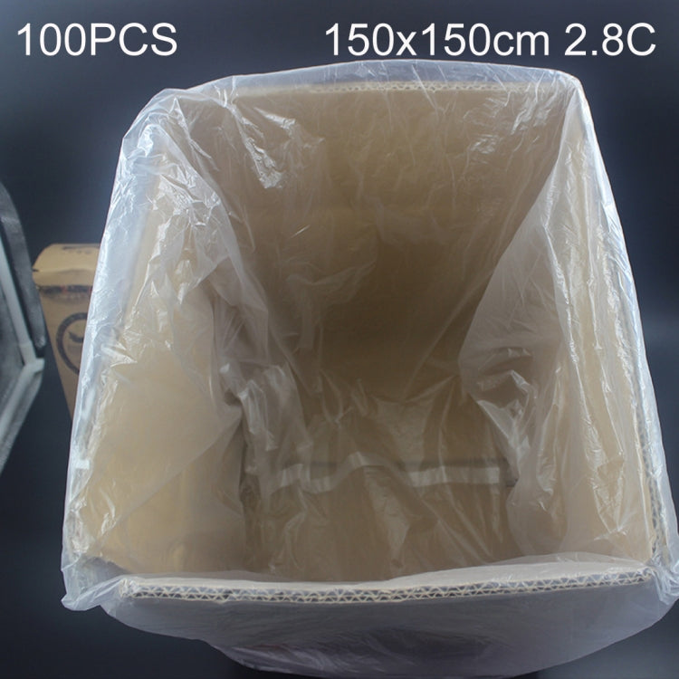 100 PCS 2.8C Dust-proof Moisture-proof Plastic PE Packaging Bag, Size: 150cm x 150cm