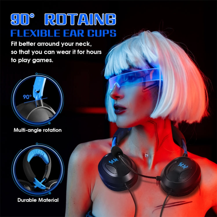 KOTION EACH G3100 Stereo Bass Gaming Headset with Omni-directional Mic, Cable Length: 1.7m