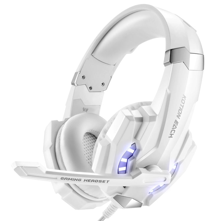 KOTION EACH G9000 3.5mm Game Gaming Headphone Headset Earphone Headband with Microphone LED Light for Laptop / Tablet / Mobile Phones, Cable Length: About 2.2m