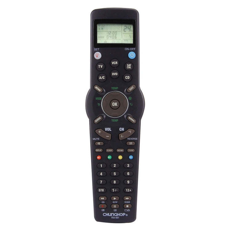 CHUNGHOP RM-L991 Universal LCD Remote Controller with Learning Function for TV VCR SAT CBL DVD CD A/C