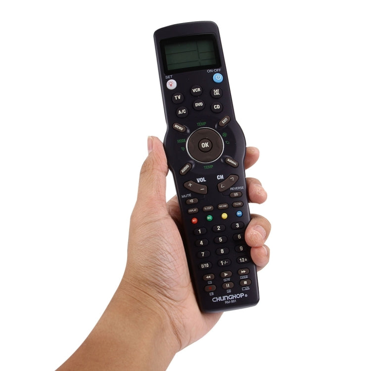 CHUNGHOP RM-L991 Universal LCD Remote Controller with Learning Function for TV VCR SAT CBL DVD CD A/C