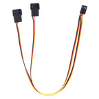 1 to 2 3 Pin Computer Components Chassis Fan Cable, Length: 30cm