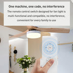 Universal Ceiling Fan Lamp Remote Control Kit 85-265V Timing Wireless Control Switch Adjusted Wind Speed Transmitter Receiver — view 4