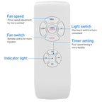 Universal Ceiling Fan Lamp Remote Control Kit 85-265V Timing Wireless Control Switch Adjusted Wind Speed Transmitter Receiver — view 8