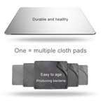 Aluminum Alloy Double-sided Non-slip Mat Desk Mouse Pad, Size : Mini
