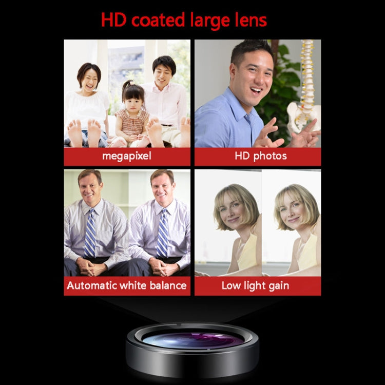 aoni C11 720P 150-degree Wide-angle Manual Focus HD Computer Camera with Microphone — view 11