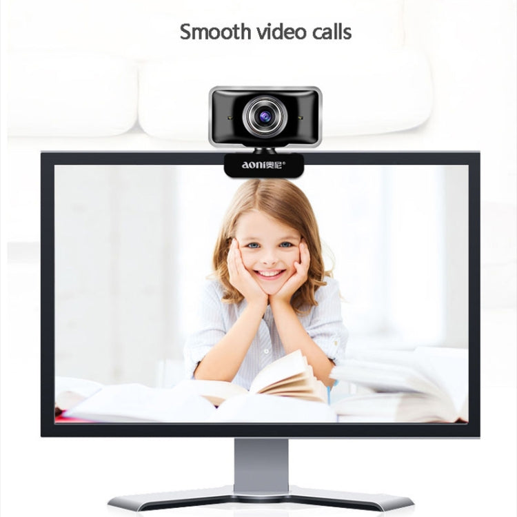 aoni C11 720P 150-degree Wide-angle Manual Focus HD Computer Camera with Microphone — view 5