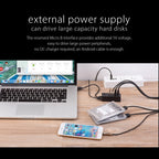 ORICO W5P-U2-100 USB 2.0 Desktop HUB with 100cm Micro USB Cable Power Supply