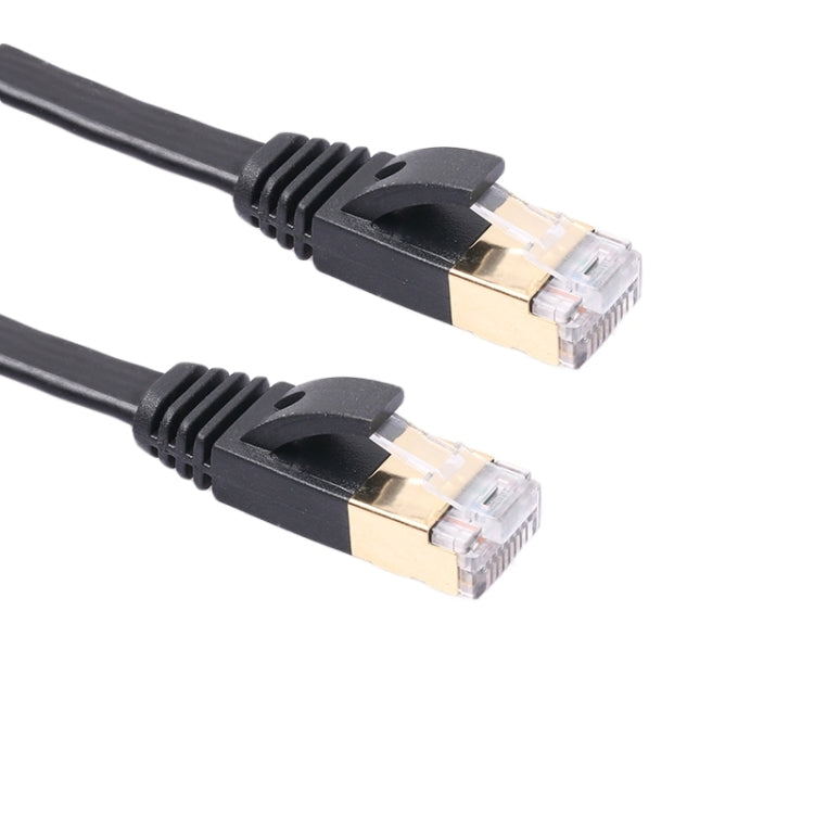 10m CAT7 10 Gigabit Ethernet Ultra Flat Patch Cable for Modem Router LAN Network - Built with Shielded RJ45 Connectors