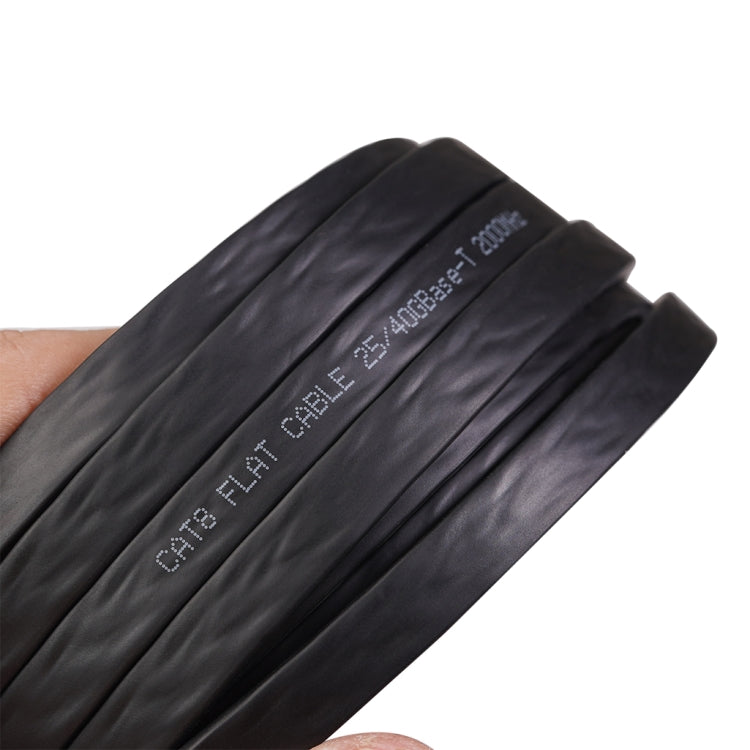 CAT8-2 Double Shielded CAT8 Flat Network LAN Cable, Length: 20m