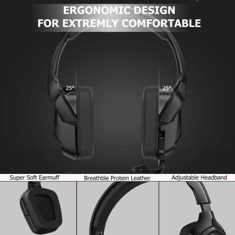 K20i Stereo Gaming Headset with Microphone RGB Light for XBox One / Laptop Tablet