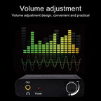Converter HD HIFI Optical to RCA+3.5mm Headphone 5.1 Channel Digital Audio Converter with Volume Control, 192KHz DAC