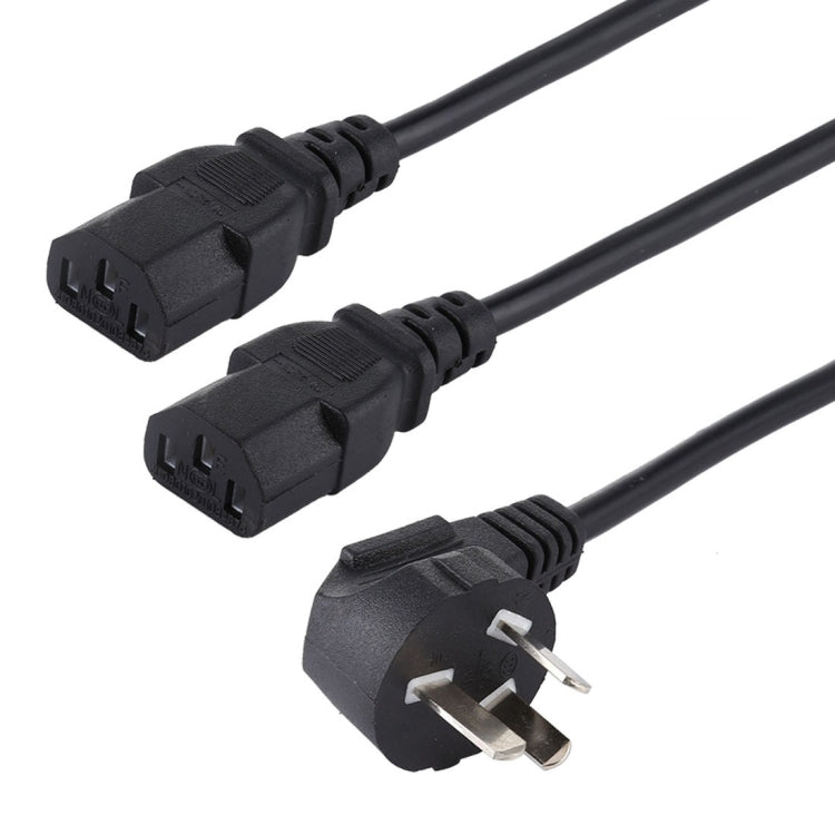 10A 250V 3 Pin Computer PC Power Cable, Length: 1.8m, AU Plug — Double Heads AU Plug