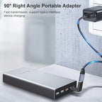Type-C / USB-C to USB 3.1 90 Degree Elbow Head Design MF Adapter