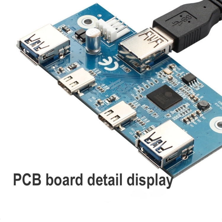 2 x USB 3.0 + 2 x USB-C / Type-C Floppy Drive Front Panel — view 5