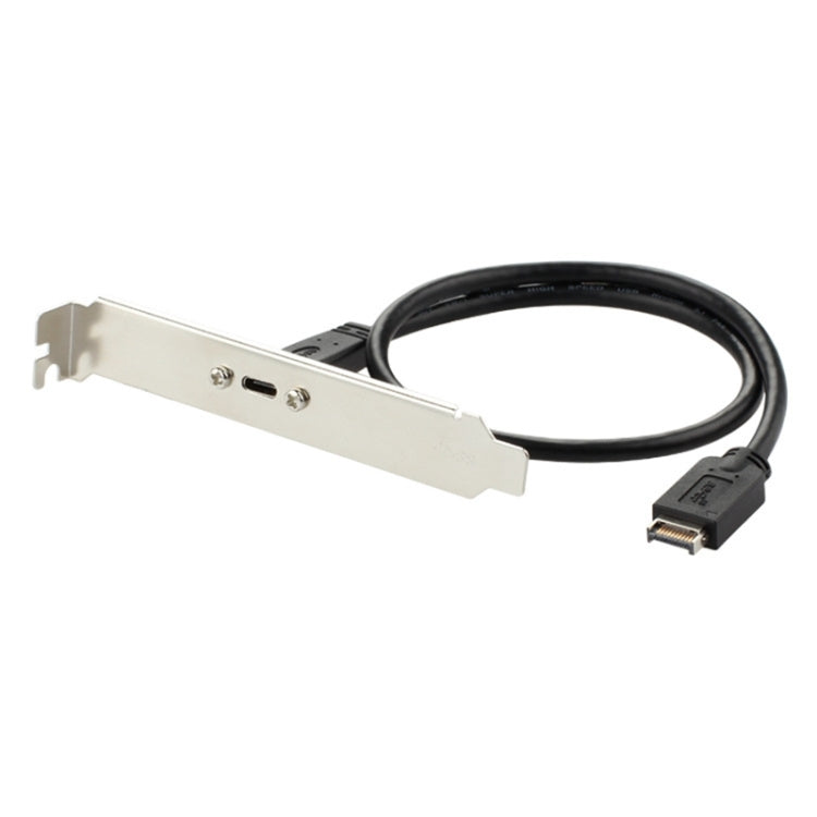 USB 3.1 Type-E to USB-C / Type-C Back Baffle Cable