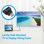 Type-E Female 90 Degrees Elbow to USB-C / Type-C Male Computer Host Adapter