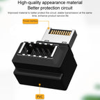90 Degrees Elbow Computer Host Adapter, Type-E Female to Male — view 5