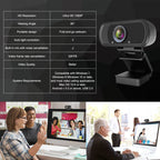 W5 HD 1080P USB Fixed Focus Camera With Mic — view 7