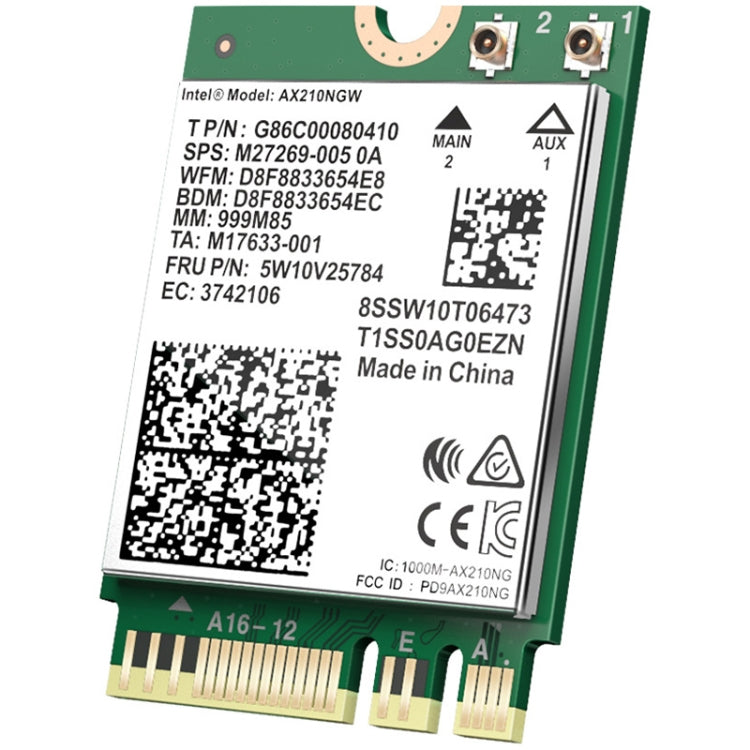 COMFAST AX210 vPro-M 5374Mbps Bluetooth 5.2 Tri-band Wireless Network Card