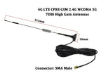 7dBi SMA Male Connector High Gain 4G LTE CPRS GSM 2.4G WCDMA 3G Antenna Network Reception Adapter