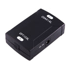 to Coaxial RCA Output Digital Audio Converter Adapter, Optical Toslink Input