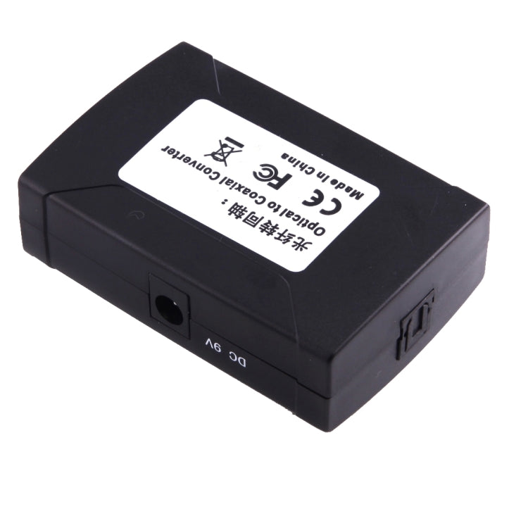 to Coaxial RCA Output Digital Audio Converter Adapter, Optical Toslink Input
