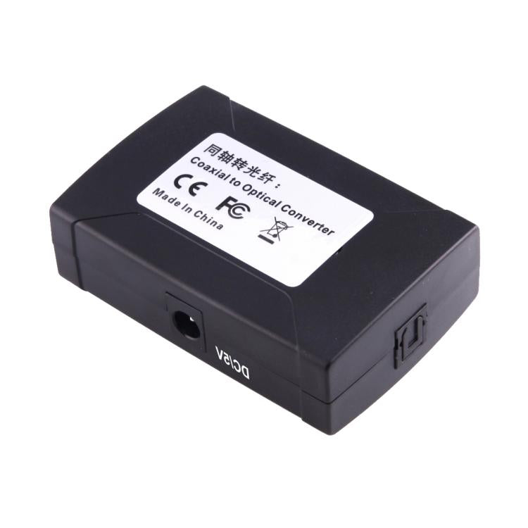 to Optical Toslink Output Digital Audio Converter Adapter, Coaxial RCA Input