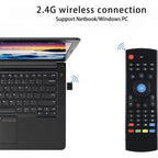 MX3-L Voice without Backlit 2.4GHz Fly Air Mouse Wireless Keyboard Remote Control — view 5