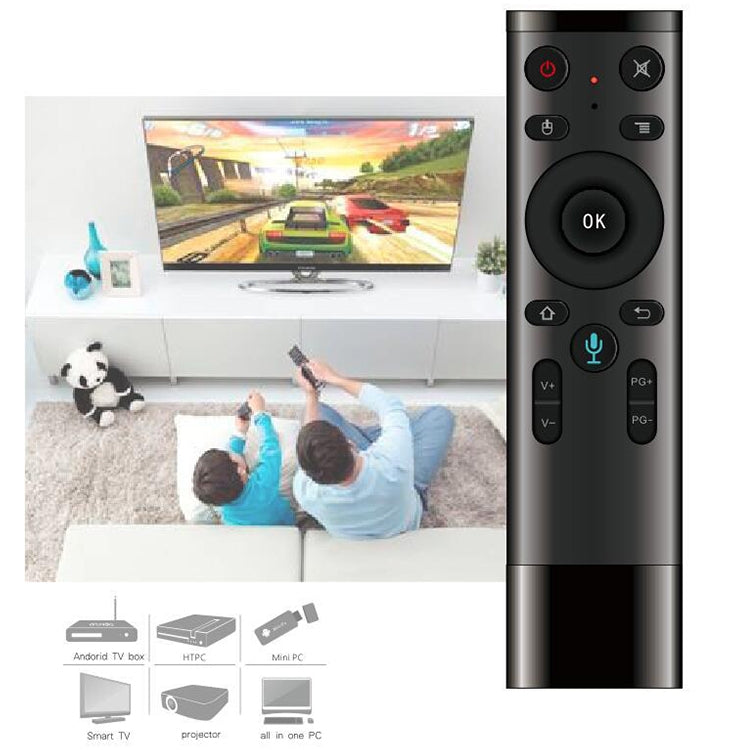 Q5 Gyroscope + Voice Foreign Version USB 2.4G Wireless Voice Flying Mouse Remote Control, Support Set-Top Box / Computer — view 6