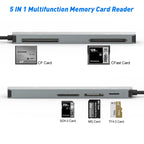 Rocketek CR308 USB3.0 Multi-function Card Reader CF / CFast / SD / MS / TF Card 5 in 1 — view 4