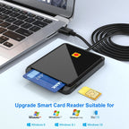 Rocketek CR317 USB 2.0 SIM / ID / CAC Smart Card 2 in 1 Card Reader