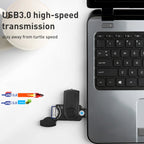 Rocketek CR3 USB3.0 2 in 1 SD / TF Card Reader