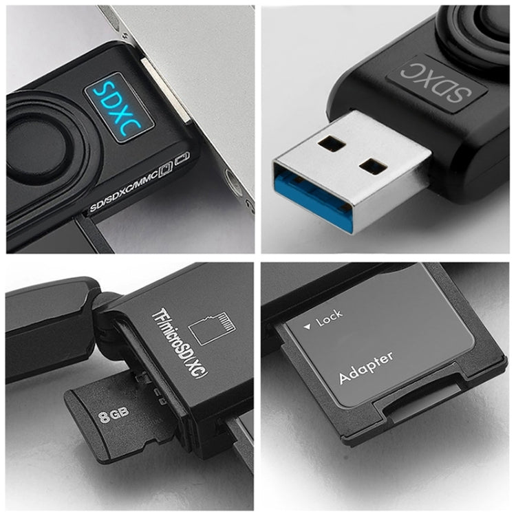 Rocketek CR5 USB3.0 Multi-function SD / TF Card Reader — view 5