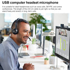 Logitech H390 USB Wired Headset Stereo Headphones with Noise-Cancelling Microphone