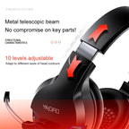 YINDIAO Q2 Head-mounted Wired Gaming Headset with Microphone, Version: Single USB Sound Card