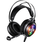 YINDIAO Q4 Head-mounted Wired Gaming Headset with Microphone, Version: Dual 3.5mm + USB