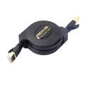 REXLIS 1.5m CAT7 10 Gigabit Retractable Flat Ethernet RJ45 Network LAN Cable
