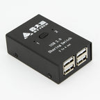 DY-B046 2 In 4 Out USB 2.0 Sharing Switch USB Flash Printer Adapter