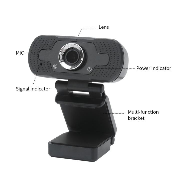 HD-F18 1080P Multi-function HD Camera WebCam with Microphone