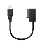 Professional USB 3.0 to 7+6Pin Slimline SATA Cable Adapter Indicator