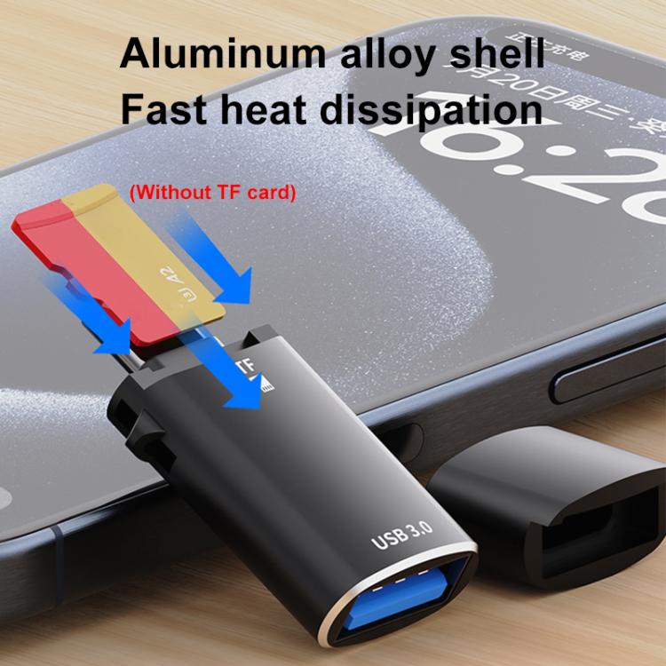 USB-C / Type-C to TF Card Multifunctional Card Reader Universal Adapter