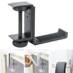 Metal Foldable Headset Stand Display Hanger, Desktop Lock Clip Type