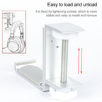 Metal Foldable Headset Stand Display Hanger, Desktop Lock Clip Type — view 6