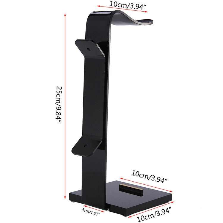 0218 Acrylic Phones / Tablet PCs Universal Holder Multifunction Headset Stand Display Hanger — view 2
