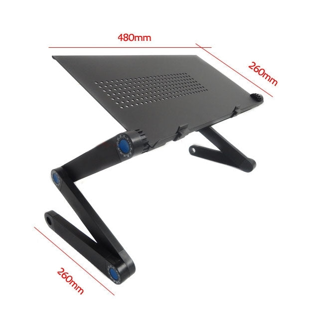 Portable 360 Degree Adjustable Foldable Aluminium Alloy Desk Stand for Laptop / Notebook